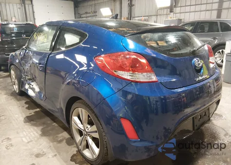 2016 Hyundai Veloster from USA, damaged, VIN KMHTC6AD7GU302358
